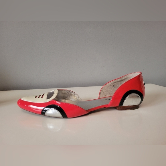 Kate Spade Racer Pointed Toe D'Orsay Flats, GUC, Size 6.5 - Picture 7 of 12